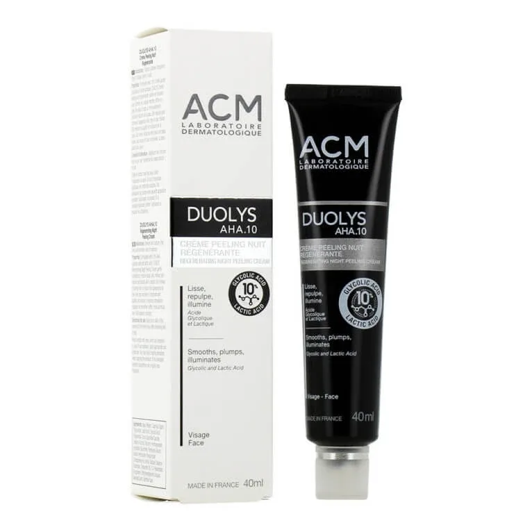 ACM DUOLYS AHA. 10 Cremă exfoliantă regenerantă de noapte 40 ml ACM LABORATOIRE — preț și oferte