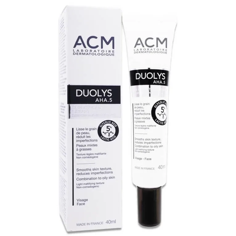 ACM DUOLYS AHA 5 TRATAMENT HIDRATANT ȘI NETEZITOR 40 ML ACM LABORATOIRE — preț și oferte