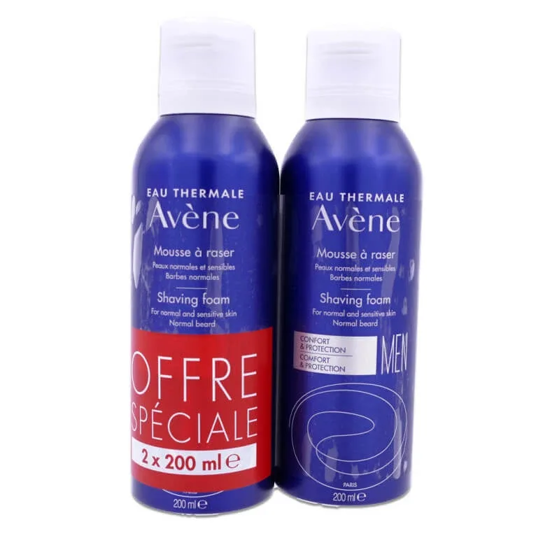 AVENE MEN SPUMĂ DE RAS, PACHET DE 2x200 ml — preț și oferte