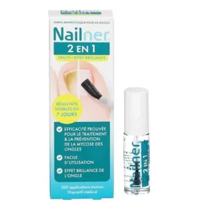 NAILNER LAC DE UNGHII ANTIMICOTIC 2 ÎN 1 5 ML