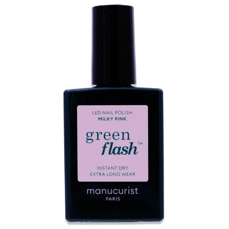 MANUCURIST GREEN FLASH LAC DE UNGHII MILKY PINK 15 ML — preț și oferte