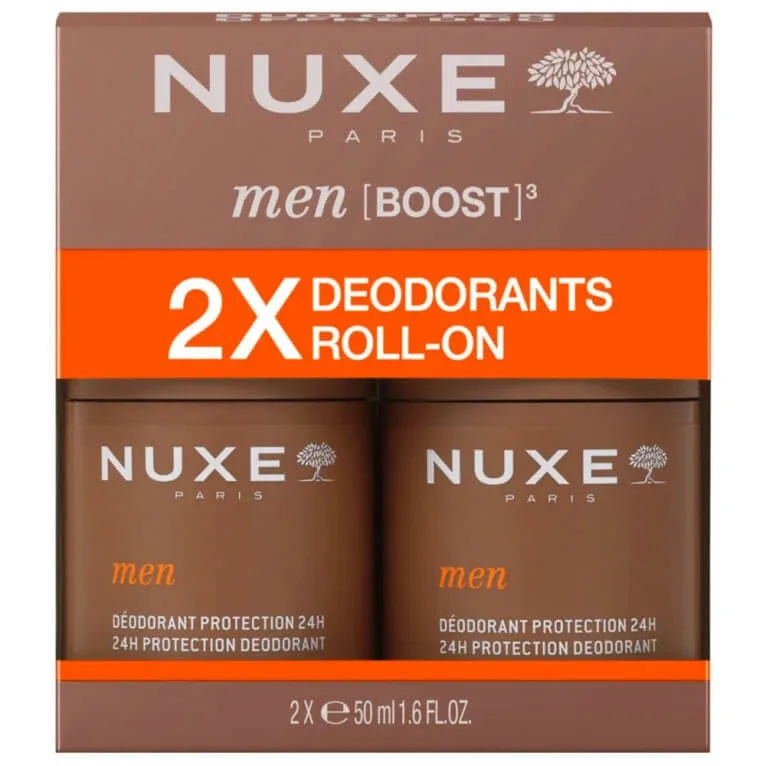 NUXE MEN BOOST DEZODORANȚI ROLL-ON 2X50ML — preț și oferte