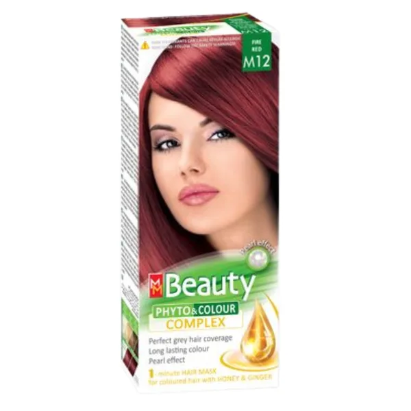 Vopsea de par M12 Rosu aprins, MM Beauty | 110 g SOLVEX COSMETICS INFINITY — preț și oferte