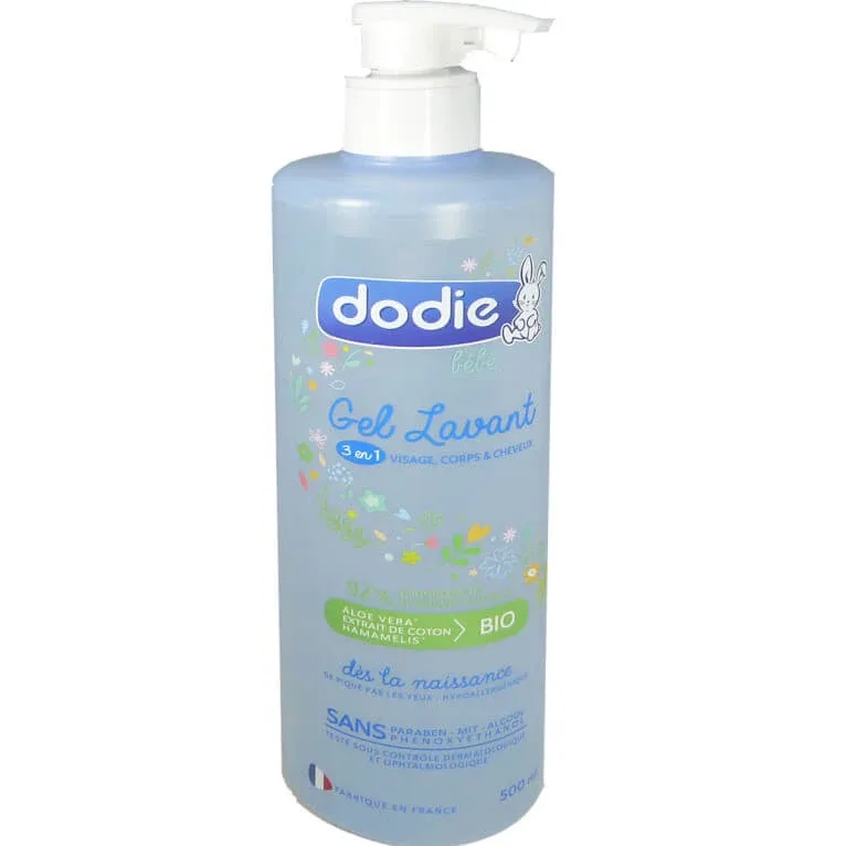 DODIE GEL DE CURĂȚARE 3 ÎN 1 500 ML PENTRU FAȚĂ, CORP ȘI PĂR — preț și oferte
