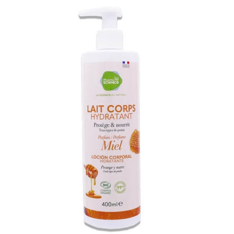 LAPTE DE CORP HIDRATANT CU MIERE ECOLOGICĂ PHARMASCIENCE 400 ML — preț și oferte