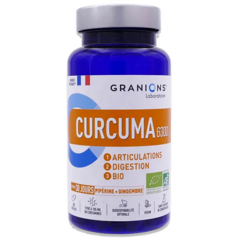 GRANIONS BIO CURCUMA 6300 MG 60 CAPSULE — preț și oferte