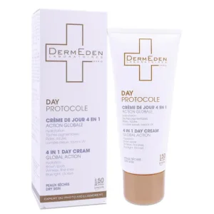 DERMEDEN DAY PROTOCOL CREMĂ 4 ÎN 1 SPF50 50 ML PENTRU TENUL USCAT
