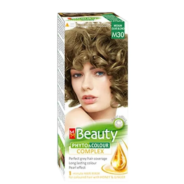 Vopsea de par M30 Blond oliv deschis, MM Beauty | 110 g SOLVEX COSMETICS INFINITY — preț și oferte