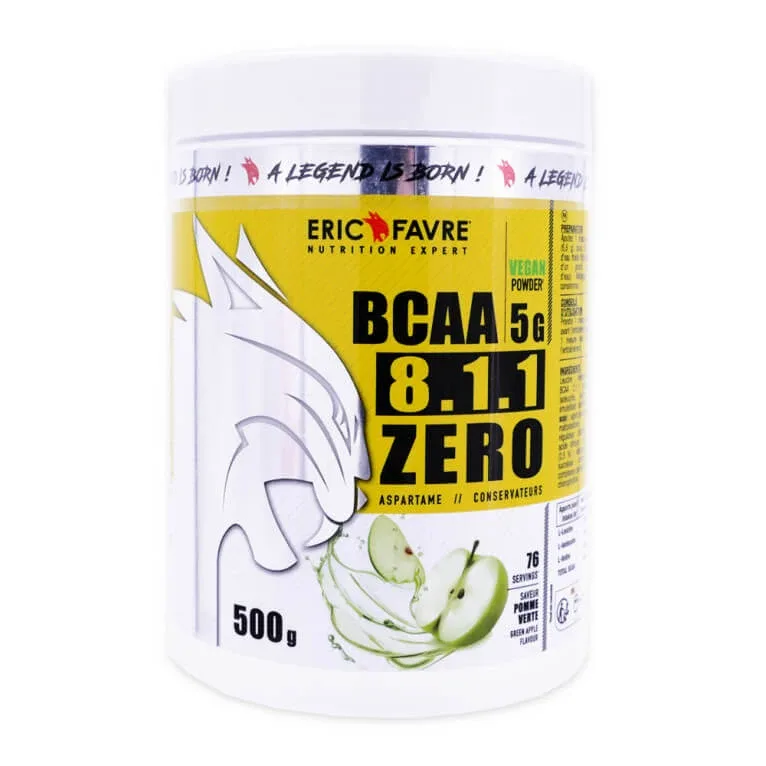 ERIC FAVRE BCAA 8.1.1 ZERO MĂR VERDE 500 g — preț și oferte