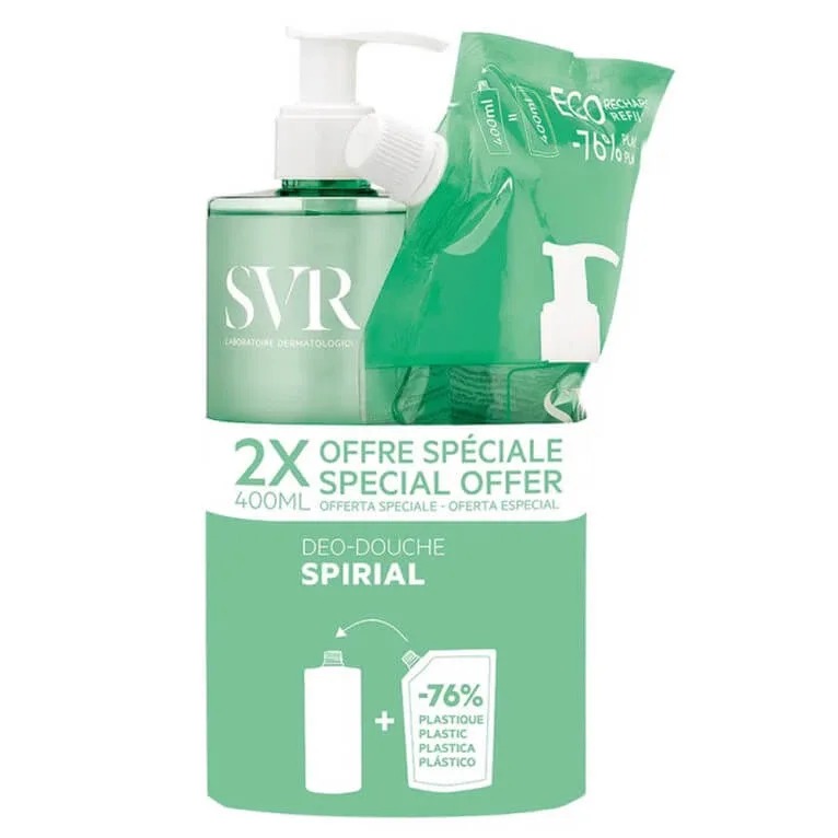 SVR SPIRIAL DEO DUȘ 2X400ML SVR LABORATORIES — preț și oferte