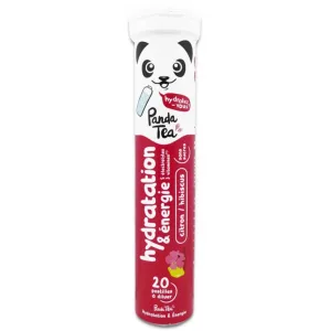 PANDA TEA HIDRATARE ȘI ENERGIE LĂMÂIE ȘI HIBISCUS 20 TABLETE