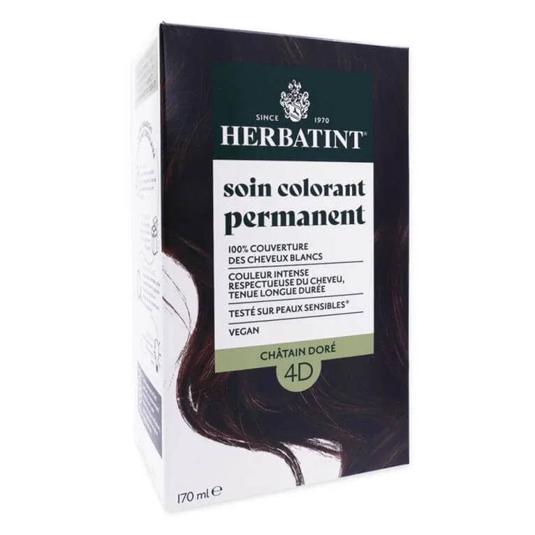 HERBATINT TRATAMENT COLORANT 4D CASTAN AURIU 170 ML — preț și oferte