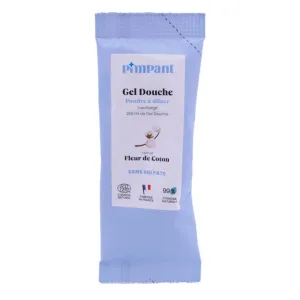 PIMPANT GEL DE DUȘ CU PARFUM DE FLOARE DE BUMBAC, PUDRĂ DE DILUAT, 25 G