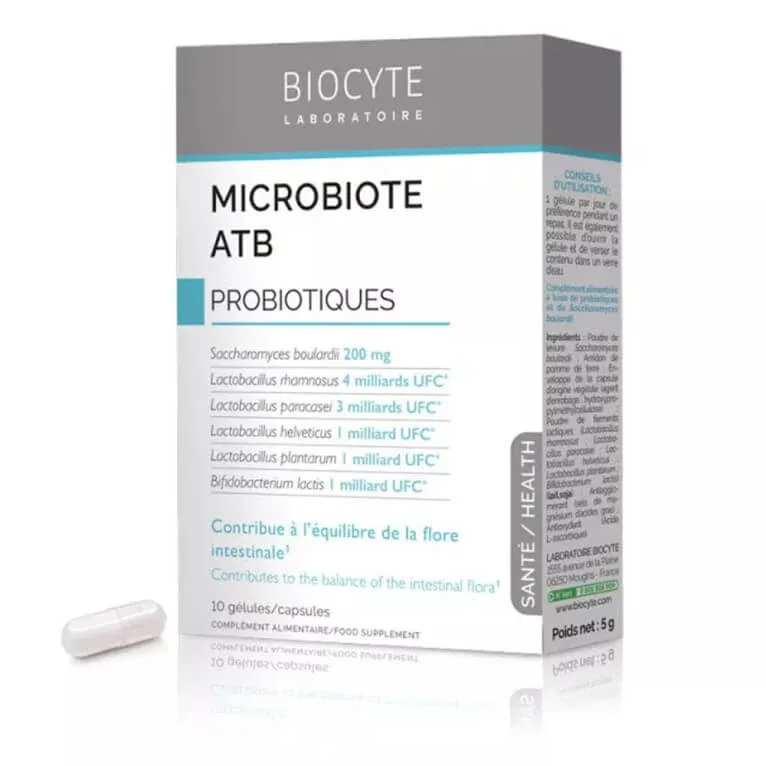 BIOCYTE MICROBIOTA ATB PROBIOTICE 10 CAPSULE — preț și oferte
