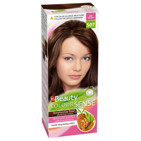 Vopsea de par S07 - Castaniu, MM Beauty Colour Sense SOLVEX COSMETICS INFINITY — preț și oferte
