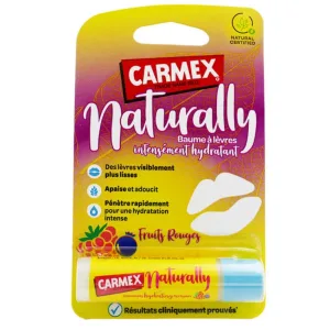 CARMEX NATURALLY Balsam de buze hidratant cu fructe roșii 4,25 g