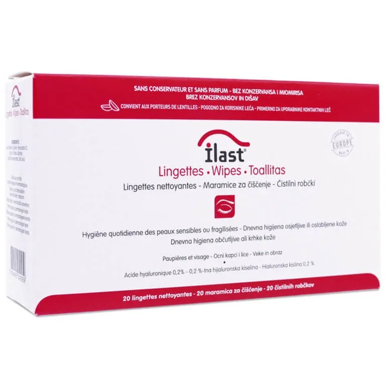 ILAST Șervețele de curățare pentru pleoape x20 — preț și oferte