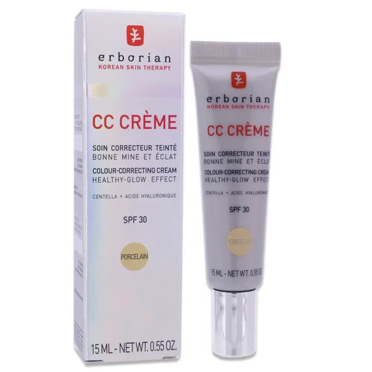 ERBORIAN CC CREMĂ CORECTOR DE TEN SPF30 PORȚELAN 15 ML — preț și oferte