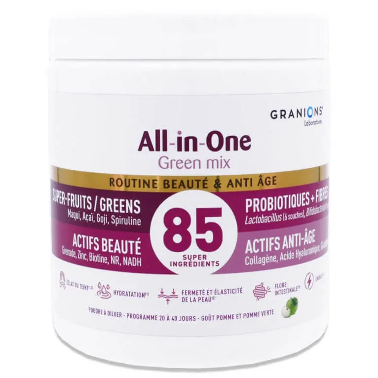 GRANIONS ALL IN ONE RUTINĂ DE FRUMUSEȚE ȘI ANTI-ÎMBĂTRÂNIRE 166G — preț și oferte
