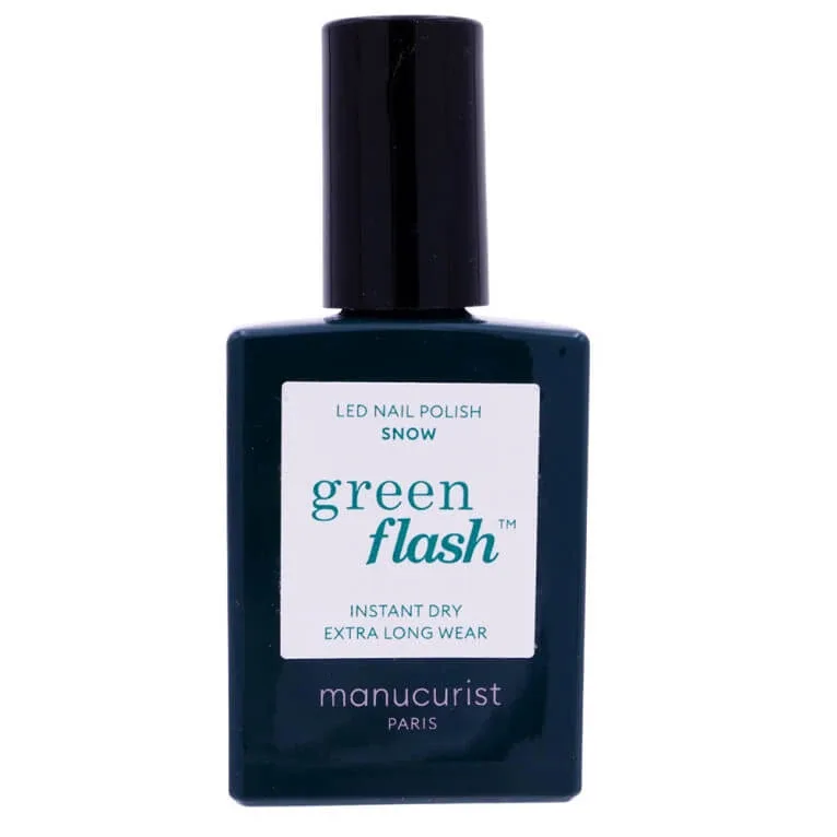 MANUCURIST GREEN FLASH LAC DE UNGHII SNOW 15 ML — preț și oferte