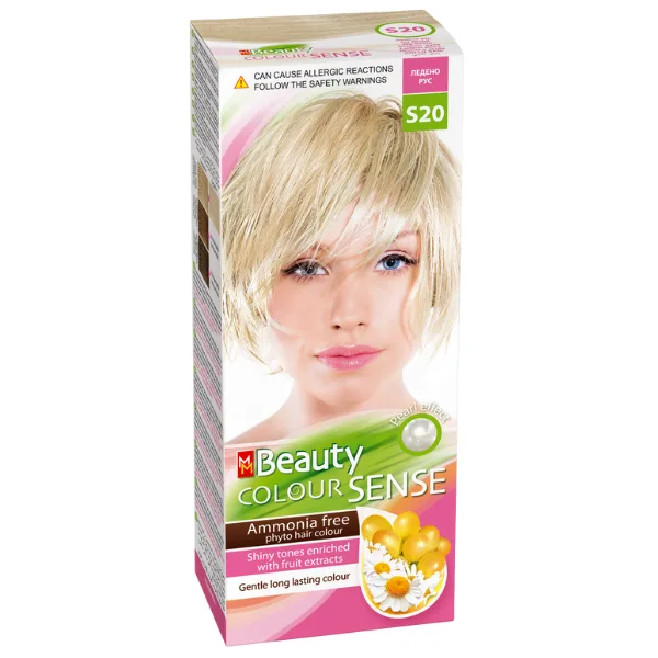 Vopsea de par S20 - Blond Perlat, MM Beauty Colour Sense SOLVEX COSMETICS INFINITY — preț și oferte