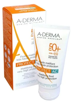 ADERMA PROTECT AC FLUID MATIFIANT SPF50+ 40 ml