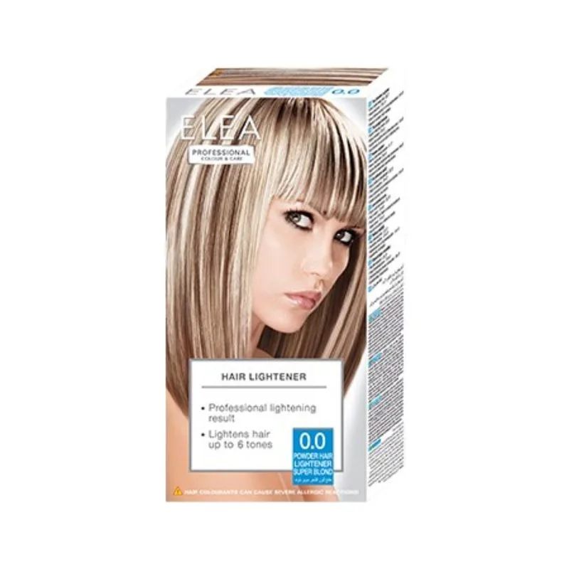 Vopsea decolorant-pudra pentru par 0.0 - Super Blond, Elea Professional | 123 ml SOLVEX COSMETICS INFINITY — preț și oferte