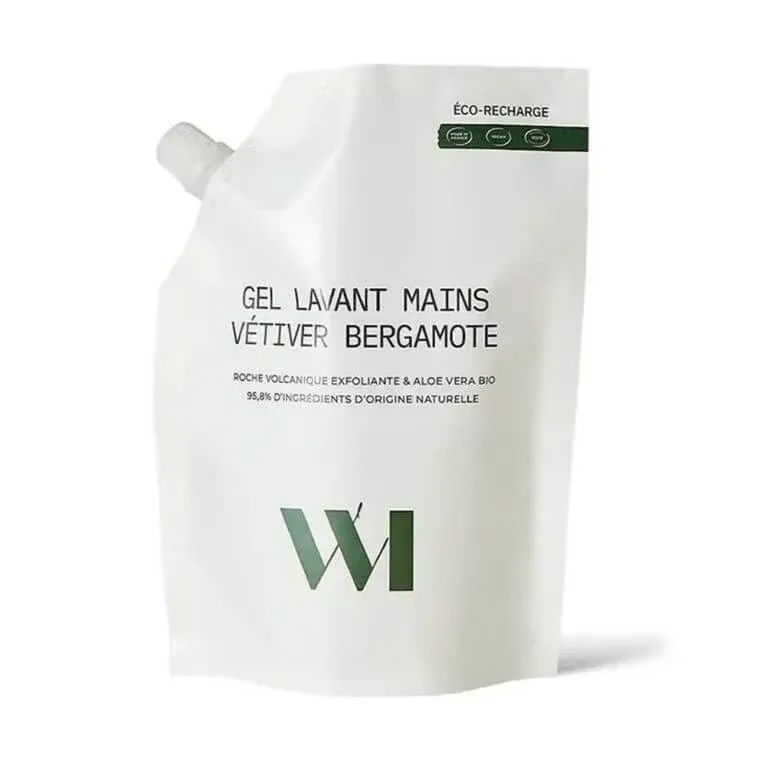 WHATMATTERS ECO REÎNCĂRCARE GEL DE SPĂLAT MÂINILE CU VETIVER ȘI BERGAMOTĂ 500 ML — preț și oferte