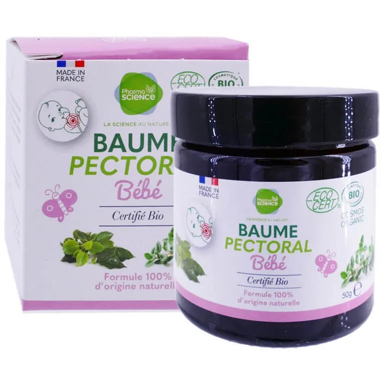 PHARMASCIENCE BIO BALSAM PECTORAL PENTRU BEBELUȘI 50G — preț și oferte