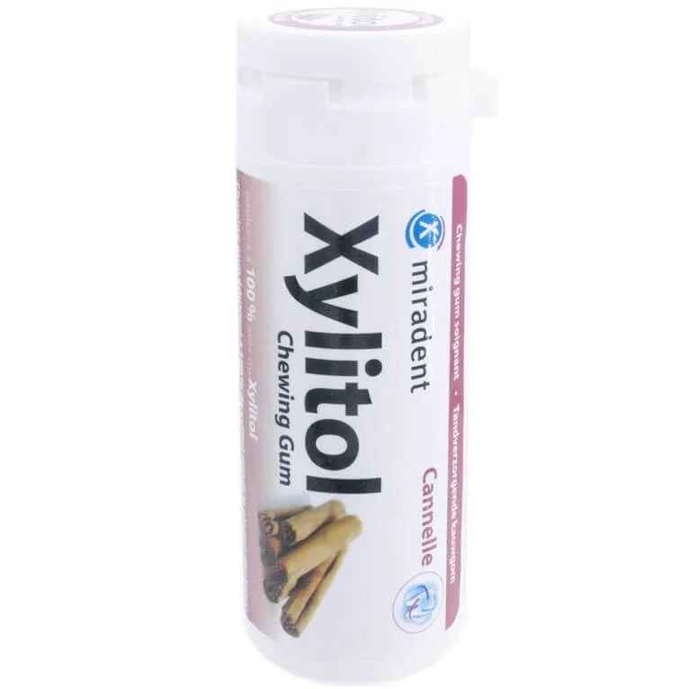 MIRADENT GUMĂ DE MASTICAT CU XILITOL ȘI SCORȚIȘOARĂ 30 G — preț și oferte