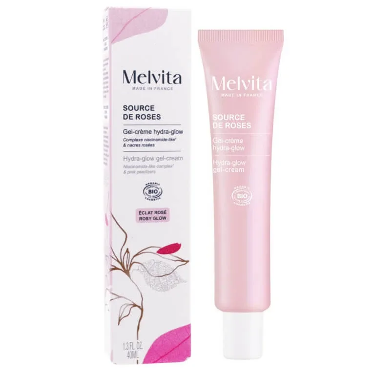 MELVITA BIO SOURCE DE ROSES GEL-CREMĂ HYDRA GLOW 40 ml — preț și oferte