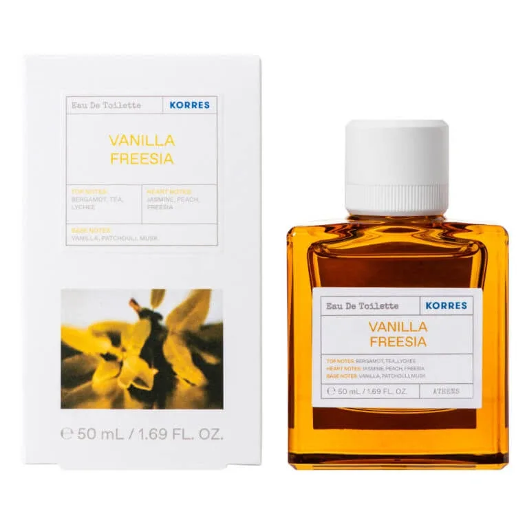 KORRES APĂ DE TOALETĂ VANILIE ȘI FREZIE 50 ML — preț și oferte