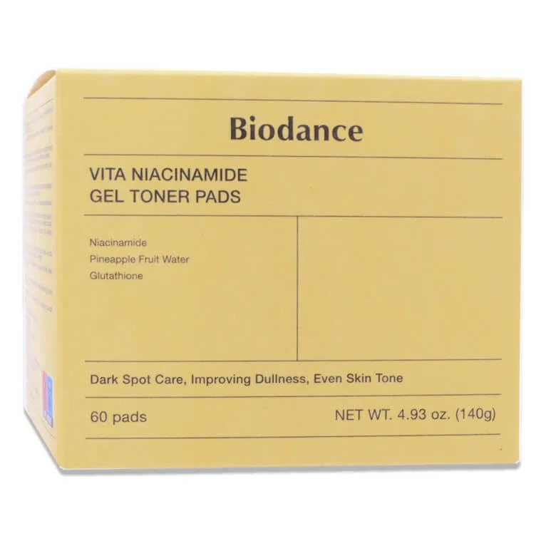 BIODANCE VITA NIACINAMIDĂ GEL TONER PENTRU STRĂLUCIRE 60 DE PLASTURI — preț și oferte