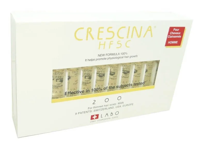 CRESCINA HFSC 200 PENTRU BĂRBAȚI, 20 DE FIOLELE — preț și oferte