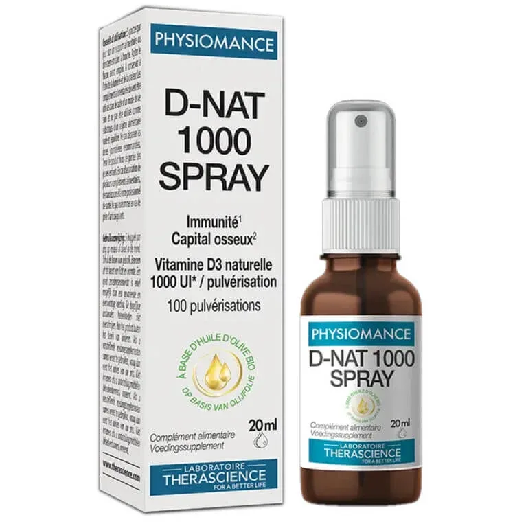 THERASCIENCE PHYSIOMANCE D NAT 1000 SPRAY 20 ml — preț și oferte