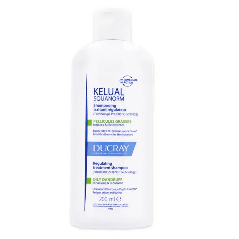 DUCRAY KELUAL SQUANORM ȘAMPON REGULATOR PENTRU MĂTREAȚĂ GRASĂ 200 ML — preț și oferte