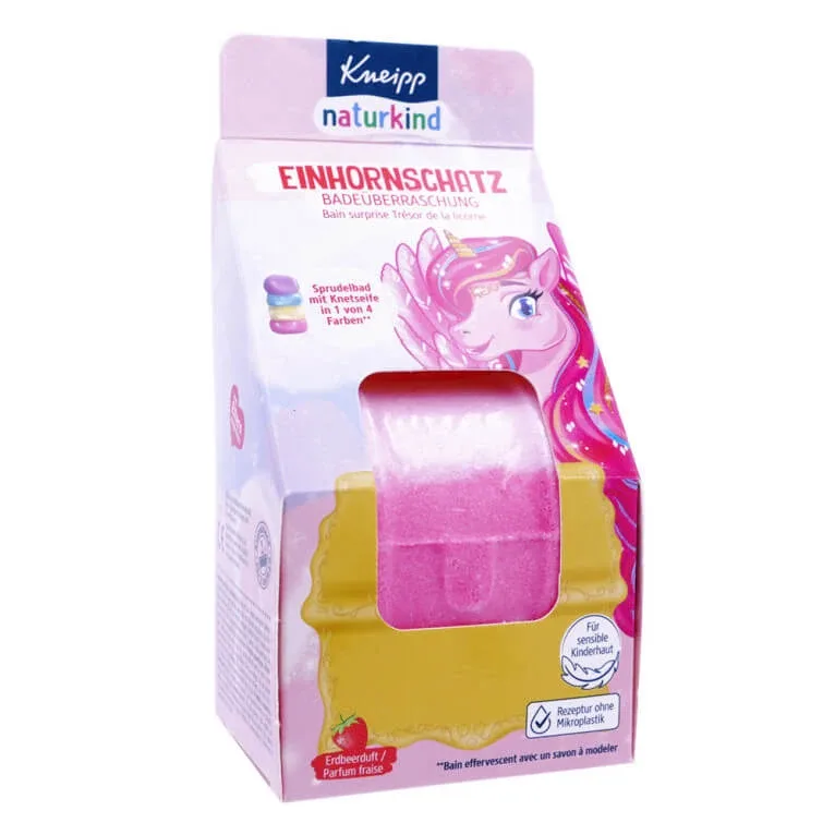 KNEIPP NATURKIND BAIE SURPRIZĂ UNICORN CU CĂPȘUNI — preț și oferte
