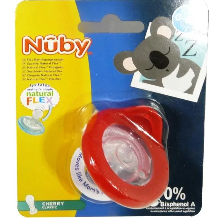 NUBY SUZETĂ ROȘIE 0-6 LUNI NATURAL FLEX — preț și oferte