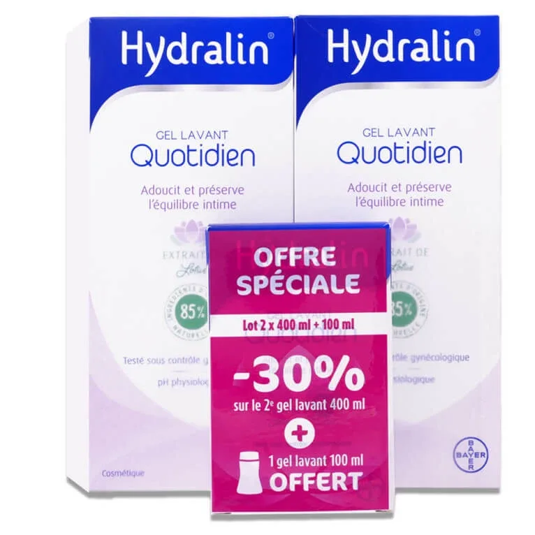 HYDRALIN GEL DE CURĂȚARE PENTRU UTILIZARE ZILNICĂ, PACHET DE 2 X 400 ML — preț și oferte