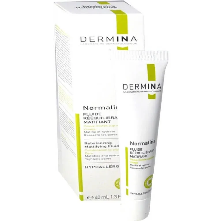 DERMINA NORMALINA FLUID REEQUILIBRANT MATIFIANT 40 ml — preț și oferte