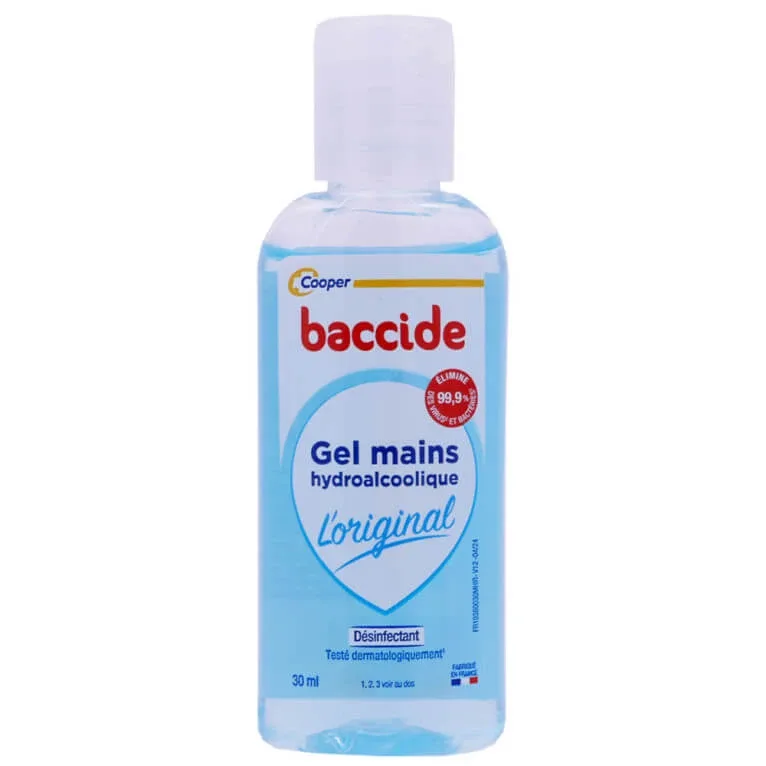 BACCIDE GEL DE MÂINI HIDROALCOOLIC L'ORIGINAL 30 ML COOPER — preț și oferte