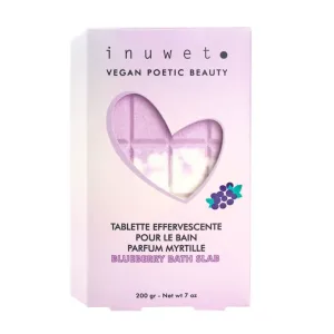 INUWET TABLETĂ EFERVESCENTĂ PENTRU BAIE CU PARFUM DE AFINE