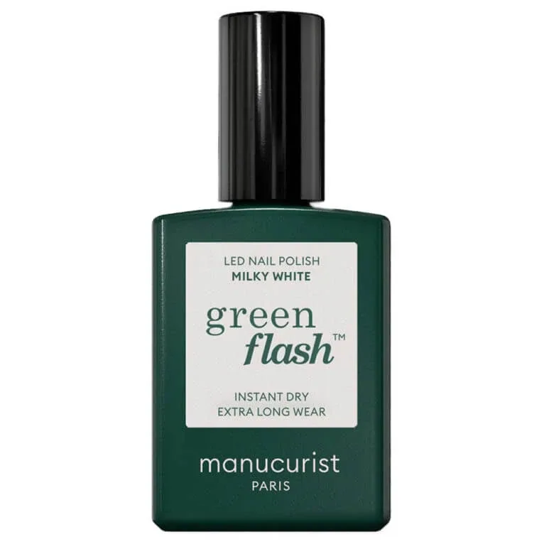 MANUCURIST GREEN FLASH LAC DE UNGHII MILKY WHITE 15 ML — preț și oferte