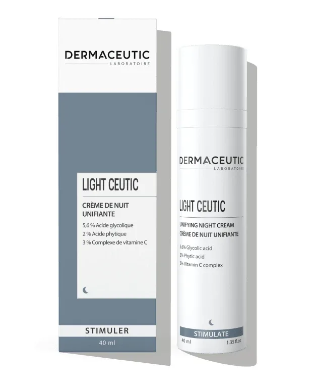 DERMACEUTIC LIGHT CEUTIC CREMĂ DE NOAPTE UNIFIAȚOARE 40 ML — preț și oferte
