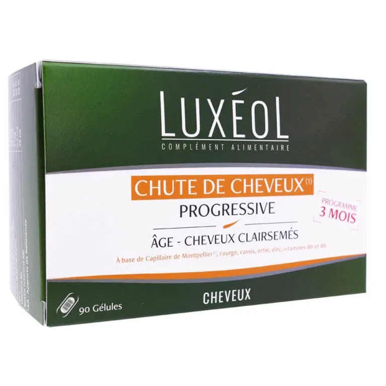 LUXÉOL CĂDERE PROGRESIVĂ A PĂRULUI 90 DE CAPSULE — preț și oferte
