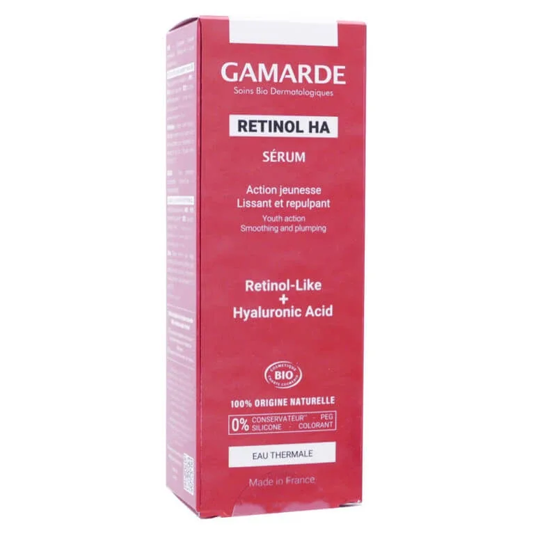 GAMARDE BIO SERUM CU RETINOL ȘI ACID HIALURIC PENTRU TINEREȚE 30 ML — preț și oferte