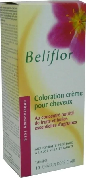 BELIFLOR CREMĂ DE VOPSIRE 17 CASTAN AURIU DESCHIS 120 ML