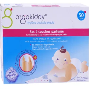 ORGAKIDDY 50 DE PUNGI PENTRU SCUTEECE CU AROMĂ DE CĂPȘUNI