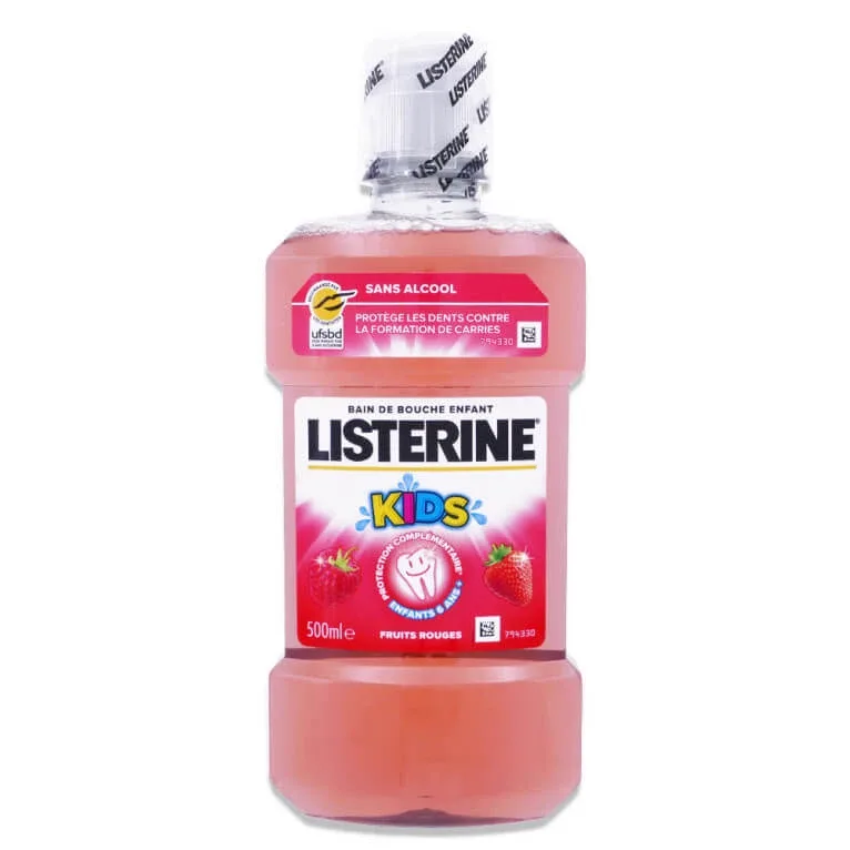 LISTERINE KIDS APĂ DE GURĂ CU AROMĂ DE FRUCTE ROȘII 500 ML — preț și oferte