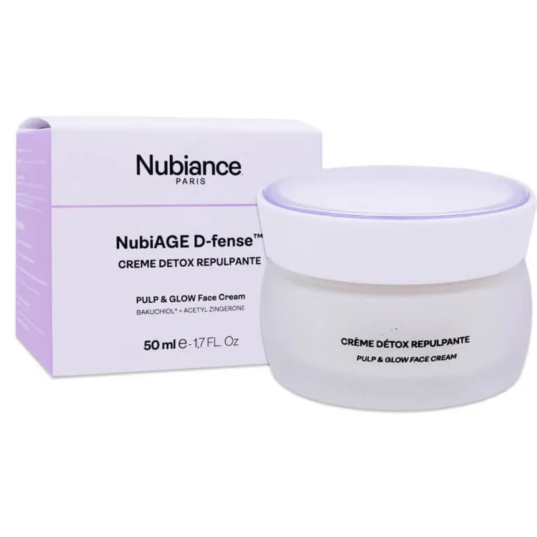 NUBIANCE NUBIAGE D-FENSE CREMĂ DETOXIFICANTĂ ȘI VOLUMIZANTĂ 50 ML — preț și oferte